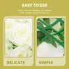 Dekorativa blommor Flower Row Wedding Valentine's Day Decor Table Decorations Wall Panels Fake Färdig produktsimulering Rose