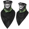 Halloween Skull Death Punk Magic sjaals Scary Cosplay Face Mask Neck Tube Sjaal Tactical Hunting Cyling Hoods Bandana Hoofdband Bivakmuts Maskers