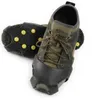 2018 Outdoor Unisex Neve Antiscivolo Spikes Manopole Pinze Ramponi Tacchetti Per Scarpe Stivali Copriscarpe in silicone antiscivolo Scarpe da arrampicata copertura in gomma