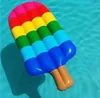 inflatable ice cream mattress water pool floating swim ring pvc air hammock adult water beach toys outdoor swimming raft water bed