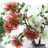 Decorative Flowers Simulated Red White Acacia Artificial Plants Bonsai China Savin Home Party Wedding Decoration