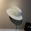 Wide Brim Hats Bucket Hats Embroidered RB Accessories Summer Beach Women's Straw Hat Panama Men's Jazz Hat Fashion Advanced Fashion Sun Hat 230602