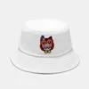 Bred Brim LdlysHr 2021 Creative Cartoon Owl Mönster Bomull Hink Fisherman Outdoor Travel Sun Hat Men's and Women's 120 Hats G230603