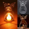 Candle Holders Fashion Glass Holder Crystal Round Tea Light Candlestick Party Home Decor