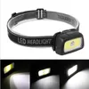 Mini 600Lm COB LED Headlight Headlamp Head Lamp Flashlight 3xA battery Torch lights Portable Outdoor Camping Hiking Fishing Hunting flashlight Light