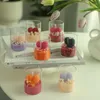 Mum Tutucular Cam Tutucu Ev Dekoru Küçük Tealight Dekoratif Sevimli Bitki Vazo Teraryum Kiti Çiçek