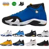 2023 Jumpman 14 14s Laney XIV حذاء كرة السلة رياضة أسود أحمر رجالي فرط الملكي الأسود تو وصول المدربين فيرار الأصفر العكسي