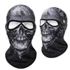 Tactical Mask 2 Hole Full Face Protective Mask Ski skull Ghost Masks Breathable Summer cooling Cap Balaclava Hood Motorbike Motorcycle Helmets Liner Hat Magic Scarf