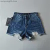 Shorts pour femmes 2023 Short en jean d'été pour femme short en jean noir femme en détresse short mujer blanc short en jean déchiré streetwear y2k T230603