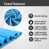 Banyo Havlusu Hızlı Kurutma Egzersiz Havlu Taşınabilir Plaj Havlu Ter Emici Havlu Dış Mekan Jogging Yüzme Yoga Mikrofiber Havlu