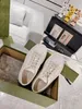 Designers Baskets de tennis en toile Luxurys Chaussure Beige Blanc Noir Denim jacquard lavé Femme Chaussures Ace Semelle en caoutchouc Brodé Vintage Baskets décontractées