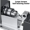 machinegereedschap 활성 꼬리가있는 목판 선반 업그레이드 110v240v 미니 목재 선반 기계 조절 가능한 로터리 도구 7speed 전원 공급 장치