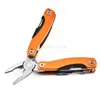 Survival Multi Function Pliers Mini Folding Tongs with Screwdriver Filer Knife Can Opener Outdoor Equipment Hand Tool Pliers folding knife