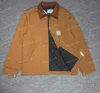 Giacche da uomo firmate Carhart wip spesse abiti da lavoro americani di Detroit giacca di cotone uomo donna Coat Motion design 126ess