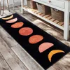 New flocking floor mat absorbent non-slip thickened long hair tufted foot mat bedroom moon bed blanket