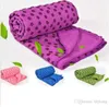 couvertures de yoga à pois en silicone serviettes serviettes en microfibre douces antidérapantes tapis de fitness couverture d'exercice tente de camping en plein air serviette de plage entraînement de gymnastique tapis de Pilates