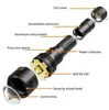 Most Powerful Flashlights Torches 30W XHP90 LED Flashlight 5000 Meter zoom Torch Light Tactical Flashlights Rechargeable 22650 Battery Dimmable Long Shot Lamp