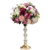 Decorative Flowers 35CM Artificial Flower Ball Wedding Road Lead Floral Bouquet Party Fabric Plastic Simulation Table Centerpieces Decor For