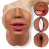 3 IN 1 Vaginal Real Deep Throat Anus male sex toy Masturbator Cup Manual Softness Oral Sex Masturbation Blowjob sex doll for man