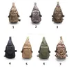 Borse sportive tattiche dell'esercito 800D Impermeabile Oxford Marsupio militare Molle Marsupio da esterno Sling Bag Zaino resistente per campeggio Escursionismo Accessorio da viaggio