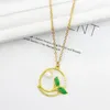 Pendant Necklaces Golden Circle Fish Tail Alloy Necklace Mermaid Imitation Pearl Fashion Women's Jewelry Accessories