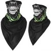 3D Skull Skeleton Balaclava Magic Sarves Мотоцикл шеи крышка щиты против UV Half-Mass Mas