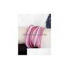 Charm Bracelets Wholesale Punk Style Drilling Mtilayer Winding Flannelette Braided Leather Bracelet High Quality Delicate Handmade J Dhqu0