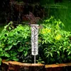Vattenutrustning kolibri Regnmätare för trädgård 7-tums metall regnfall Mätverktyg med fågelprydnad 7 tum digital dekor