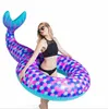 Hot Mermaid Swimming circle tubes giant inflatable animal mattress floats water party tubes swim ring adult beach toys