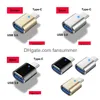 Usb Gadgets 3.0 To Type C Adapter Otg For Book Poco S20 Connector Drop Delivery Computers Networking Computer Accessories Dhdfu