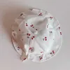 Haaraccessoires Leuke Bows Kids Hoed Fruit Gedrukt Kinderen Meisje Emmer Cap Lente Zomer Zacht Katoen Outdoor Fisherman Sun