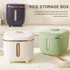 Storage Bottles 10 KG Large Capacity Rice Bucket Durable Moisture-Proof Press To Open And Grain Container Household Supplies