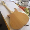 JohnLennon Natural 325 Alder Body Guitare électrique Bigs Bridge, Gold Pickugard, Short Scale Length 527mm, Gloss Fingerboard, Dot Inlay, 3 Toaster Pickup