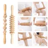 Products Wooden Gua Sha Massage Tool Exercise Roller Sport Injury Gym Body Leg Trigger Point Muscle Roller Sticks Massager Health Care