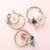 Hair Accessories Lovely Baby Headband Fake Flower Bands For Kids Artificial Floral Elastic Head Headwear