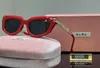 Luxus Miu Sonnenbrille Retro Cat Eyes Damen Sonnenbrille Modetrend Cross Border Brille Damen Metall Hohlkette Herrenbrille