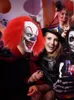 Partymasken Rote Augen Latexmaske für Halloween Cosplay Clown Gesichtsbedeckung Kopfbedeckung Erwachsene 230603