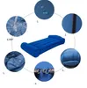 Uppblåsbar vatten flytande madrass Portable Folded Air Lounge Bed Lazy Bean Bag Outdoor Travel Bed Car Back Seat Cover Swim Pool Toy