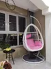 Camp Furniture Rattan Hanging Basket Lazy Rocking Chair Balcony Leisure