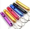 Hot New outdoor Survival Whistle Emergency Camping Kit Hiking Outdoor mini metal whistle Gadgets sports edc training whistles