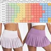 Gonne Cloud Rise Pocket Tennis Gonne Palestra Golf Running Gonna a pieghe Plus Size SEXY Donna XS-XXL Sport Fitness Gonna a vita alta 230603