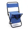 Portable outdoor beach chair with storage bag Multi-function folding fishing chair oxford fabric camping hiking picnic furniture stool seat