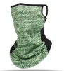 Kvinnliga män Magiska halsdukar Balaclava maskerar is Silkkylande hals Gaiter Sun Protection Cykling Earloop Face Mask Summer Motor Cykling Jakt Turban Bandana