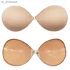 Niewidoczne kobiety bezproblemowe bra silikonowe bieliznę klatki piersiowej Plast Plaste naklejki Paste Cover Pastie L230523