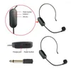 Microfones 2.4G trådlös mikrofon för Bluetooth-kompatibel ljudstadium Prestanda Lärarförstärkningsanordning