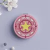 Strumenti per il trucco Anime Card Captor Sakura Cosplay Specchio per trucco tenuto in mano Regalo Moda Comodo specchio per il trasporto Piccolo specchio rotondo Accessori J230601