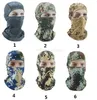 Kamuflaj Balaclava Cap Full Yüz Koruyucu Eşarp Maskesi Rüzgar Geçirmez Kafa Bandana Scarf şapkalar Erkek Kadınlar Bisiklete binme avcılık taktik eşarp açık aksesuarları