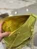 2023 borsa del progettista di alta qualità catena d'oro nero borsa da vagabondo griglia di diamante puro nylon fatto a mano borsa a tracolla borsa a tracolla di grande capacità semplice e atmosferica