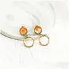 Dangle Kroonluchter Korea Stijl Romantische Opaal Oorbellen Voor Vrouwen Trendy Metalen Earing Sieraden Leuke Opknoping Drop Levering Dhqlj