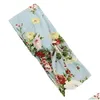 Headbands Floral Print Head Band Girls Hair Bands Boho For Women Flower Printed Elastic Wrap Twisted Accessories Drop Delivery Jewel Dhhrr